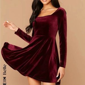 Red Velvet Dress